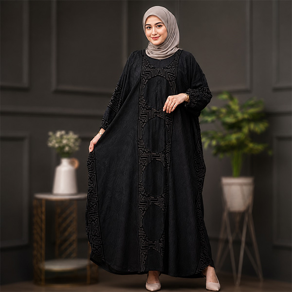 Kaftan Bertekstur